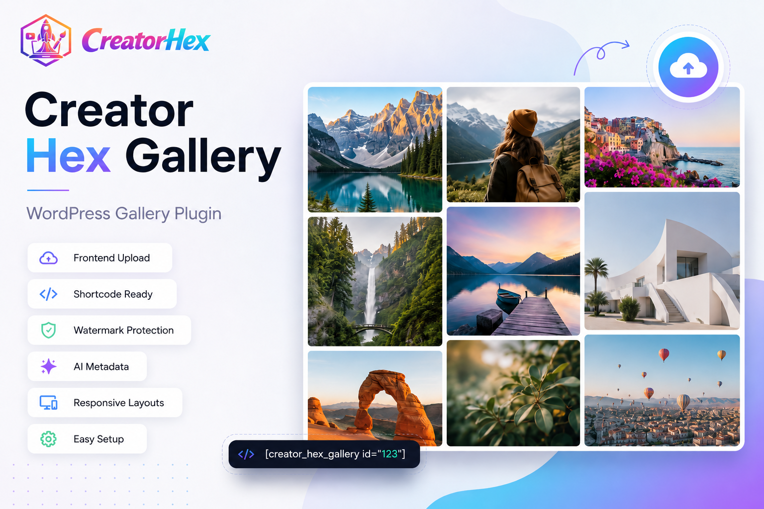 Creator Hex Gallery Plugin — 1 Year License